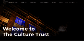 What Culturetrust.com website looked like in 2022 (2 years ago)