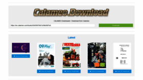 What Calameo.download website looked like in 2022 (1 year ago)