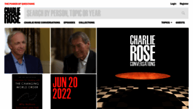 What Charlierose.com website looked like in 2022 (1 year ago)