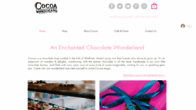 What Cocoawonderland.co.uk website looked like in 2022 (1 year ago)