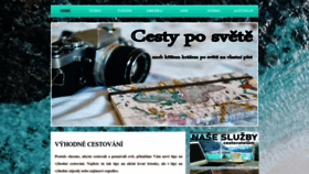 What Cestyposvete.cz website looked like in 2022 (1 year ago)