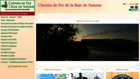 What Chemindefer-baiedesomme.fr website looked like in 2022 (1 year ago)