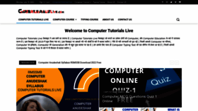 What Computertutorialslive.com website looked like in 2022 (1 year ago)