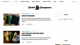 What Crochetconcupiscence.com website looked like in 2022 (1 year ago)