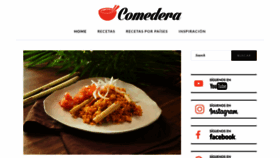 What Comedera.com website looked like in 2022 (1 year ago)
