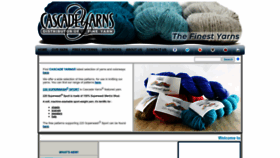 What Cascadeyarns.com website looked like in 2022 (1 year ago)