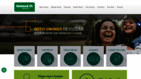 What Centralnacionalunimed.com.br website looked like in 2022 (1 year ago)