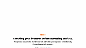 What Craft.co website looked like in 2022 (1 year ago)