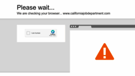 What Californiajobdepartment.com website looked like in 2022 (1 year ago)