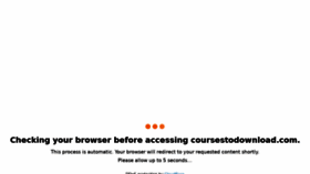 What Coursestodownload.com website looked like in 2022 (1 year ago)