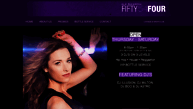 What Club54lounge.com website looked like in 2022 (1 year ago)