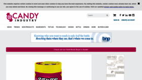 What Candyindustry.com website looked like in 2022 (1 year ago)