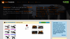 What Csgotraders.net website looked like in 2022 (1 year ago)