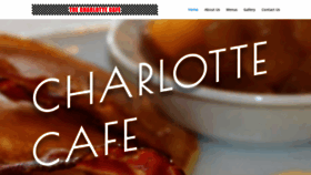 What Charlottecafeinc.com website looked like in 2022 (1 year ago)