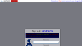 What Cis.kckps.org website looked like in 2022 (1 year ago)