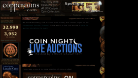 What Coppercoins.com website looked like in 2022 (1 year ago)