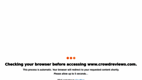 What Crowdreviews.com website looked like in 2022 (1 year ago)