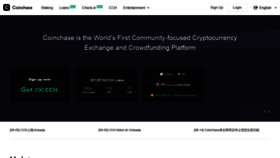 What Coinchase.com website looked like in 2022 (1 year ago)