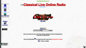 What Classicalwebcast.com website looked like in 2022 (1 year ago)