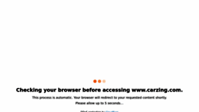 What Carzing.com website looked like in 2022 (1 year ago)