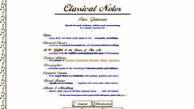 What Classicalnotes.net website looked like in 2022 (2 years ago)