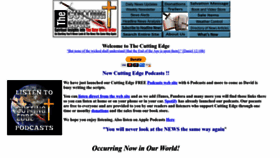 What Cuttingedge.org website looked like in 2022 (1 year ago)