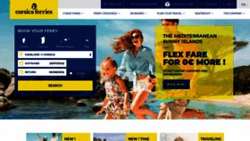 What Corsica-ferries.co.uk website looked like in 2022 (1 year ago)
