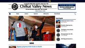 What Chilkatvalleynews.com website looked like in 2022 (1 year ago)