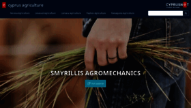 What Cyprusagriculture.com website looked like in 2022 (1 year ago)