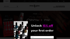 What Chinaglaze.com website looked like in 2022 (1 year ago)