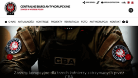 What Cba.gov.pl website looked like in 2022 (1 year ago)