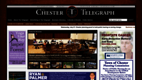 What Chestertelegraph.org website looked like in 2022 (1 year ago)