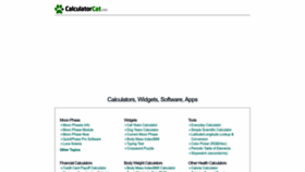 What Calculatorcat.com website looked like in 2022 (1 year ago)