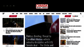 What Canadanewsmedia.ca website looked like in 2022 (1 year ago)