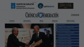 What Cronicasdelaemigracion.com website looked like in 2022 (1 year ago)
