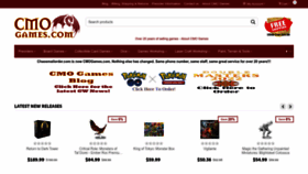 What Cmogames.com website looked like in 2022 (1 year ago)