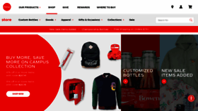 What Cokestore.com website looked like in 2022 (1 year ago)