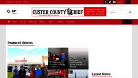 What Custercountychief.com website looked like in 2022 (1 year ago)