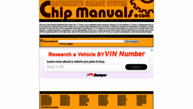 What Chipmanuals.com website looked like in 2022 (1 year ago)