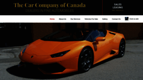What Carcompanyofcanada.com website looked like in 2022 (1 year ago)