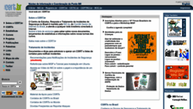 What Cert.br website looked like in 2022 (2 years ago)