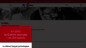 What Cetim.fr website looked like in 2022 (1 year ago)