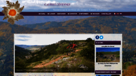 What Causses-cevennes.com website looked like in 2022 (1 year ago)