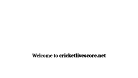 What Cricketlivescore.net website looked like in 2022 (1 year ago)