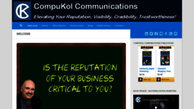 What Compukol.com website looked like in 2022 (1 year ago)