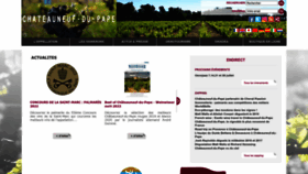 What Chateauneuf.com website looked like in 2022 (1 year ago)