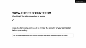 What Chestercounty.com website looked like in 2022 (1 year ago)