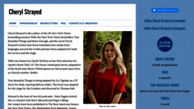 What Cherylstrayed.com website looked like in 2022 (1 year ago)