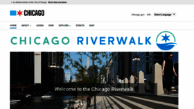 What Chicagoriverwalk.us website looked like in 2022 (1 year ago)