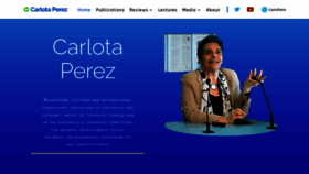 What Carlotaperez.org website looked like in 2022 (1 year ago)